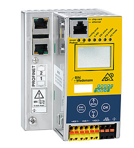 ASi-5/ASi-3 PROFIsafe via PROFINET Gateway with integrated Safety Monitor